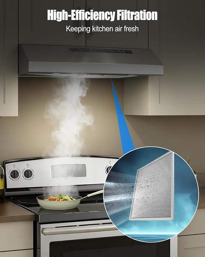 2 Pcs Grease Range Hood Filters Fit - Image 2