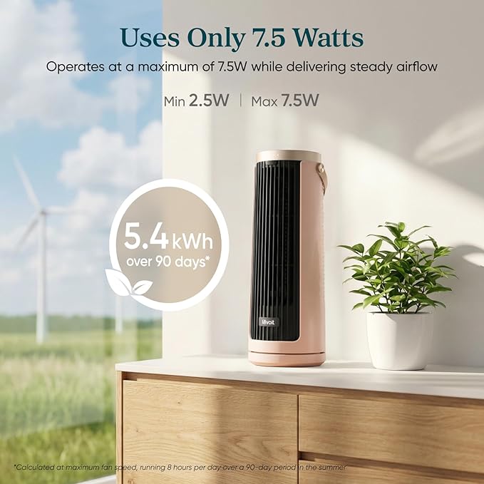 LEVOIT Tower Fan for Bedroom, 20dB Quiet Desk Fan - Image 6