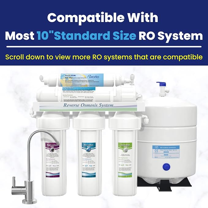 ERO 5 pc Reverse Osmosis Filters Yearly Set, 5 Stage Reverse Osmosis Water - Image 4