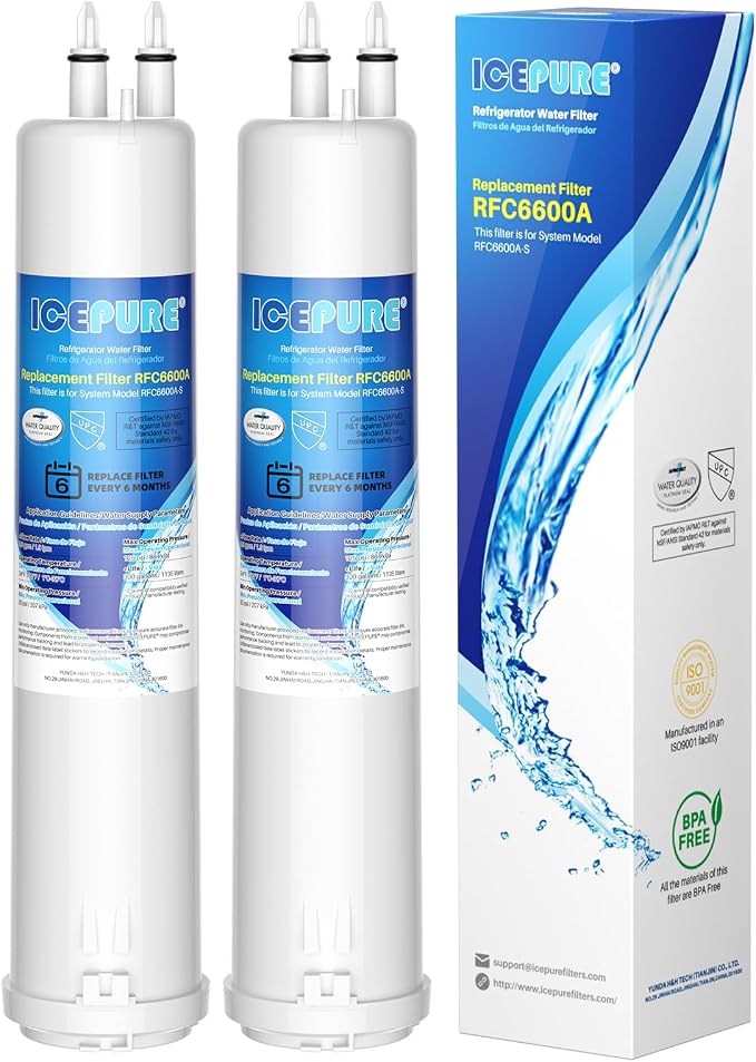ICEPURE Refrigerator Water Filter Replacement by ICEPURE