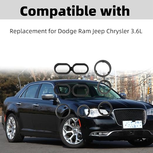 Engine Oil Filter Housing O Ring Seal Kit 68191356AA Replacement - Image 5