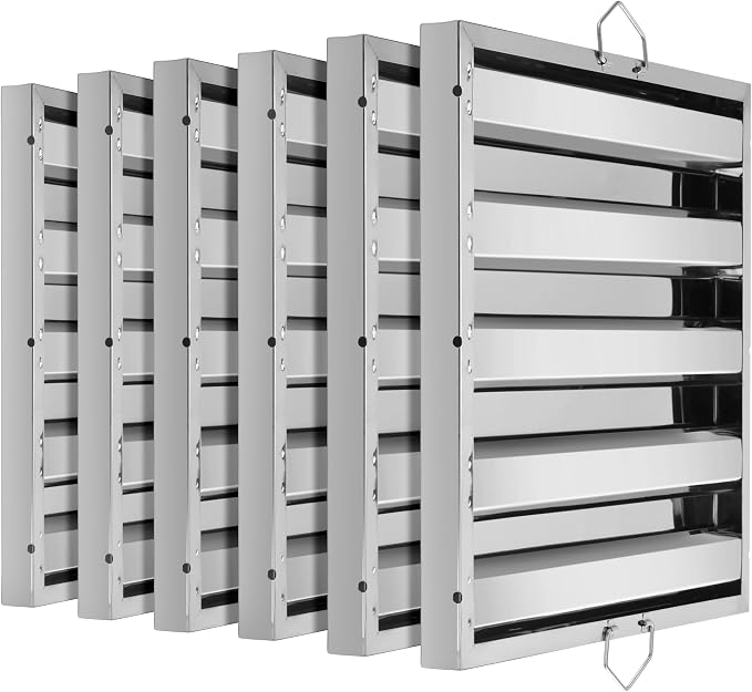 New Star Foodservice 54385 Stainless Steel Hood Filter 20" W x 20" H by NewStarFoodservice