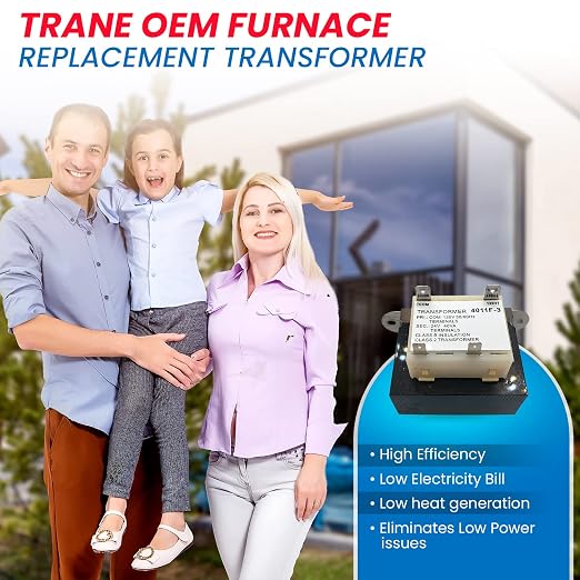 4011F-3 Trane OEM Furnace Replacement 24 Volt Transformer 50/60Hz 40VA - Image 6