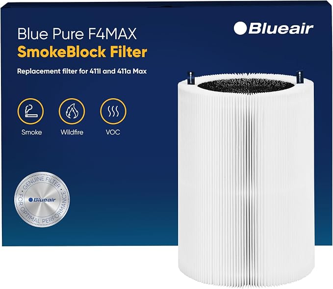 BLUEAIR Blue Pure 411i Max SmokeBlock Genuine Replacement Filter, Extra Carbon by Unknown