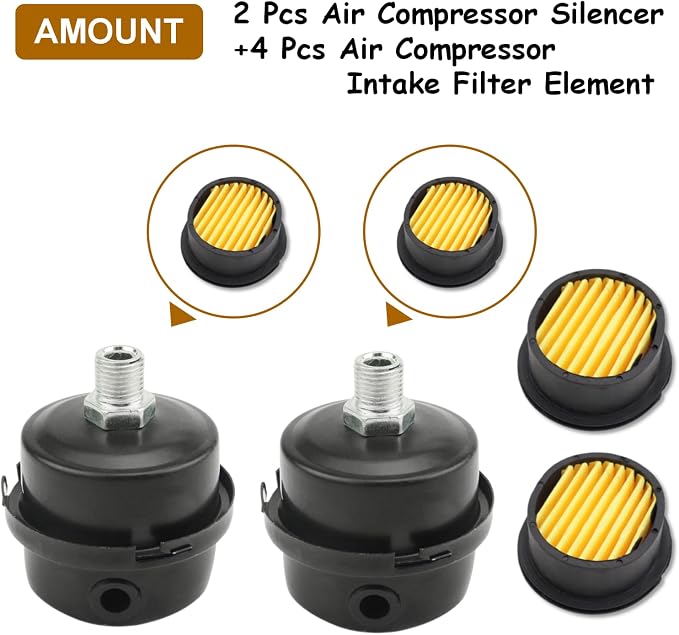 Pack of 2 Air Compressor Silencer - Image 5