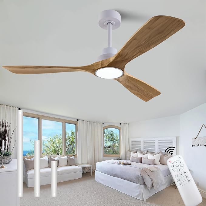 QUTWOB 52" Wood Ceiling Fan by QUTWOB