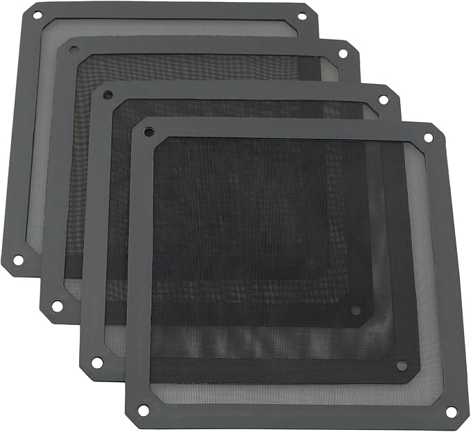 ZYAMY 4pcs 140mm PC Fan Dust Filter Magnetic Frame Computer Fan Grills Dust by Unknown