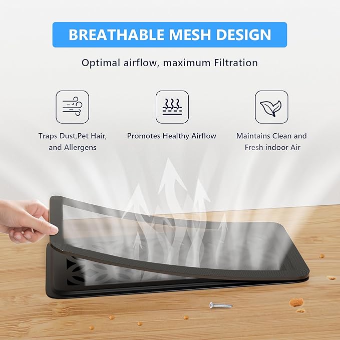 Magnetic Vent Screen Mesh Covers 3 Pack -5.5x12, Air Vent Filters - Image 3