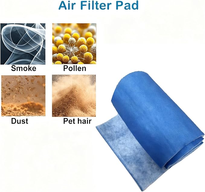 Air Vent Filter, 12x120 Inch Cut to Fit Air Vent Filters, MERV-6 Reusable - Image 2