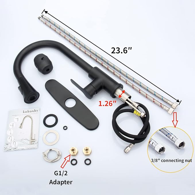 Single Handle Kitchen Faucet - Image 5