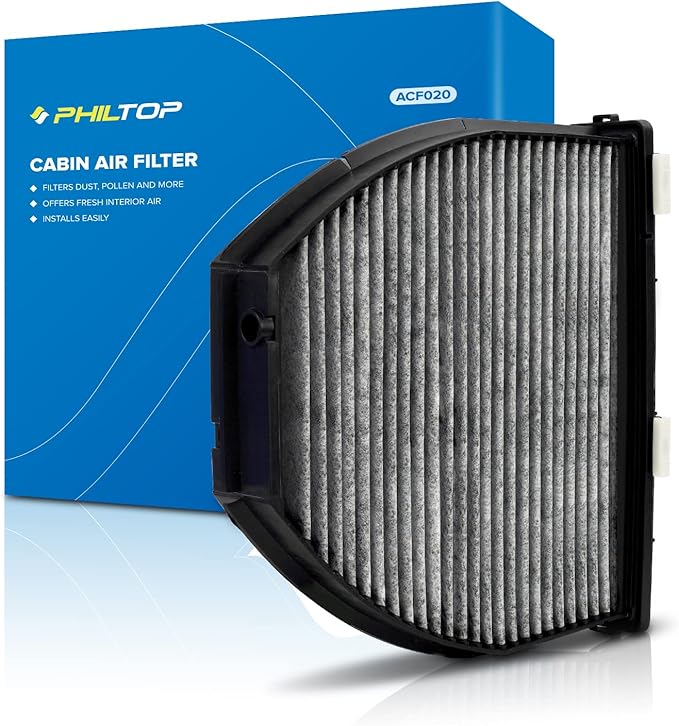 PHILTOP HEPA Cabin Air Filter w/Activated Carbon, Compatible by PHILTOP