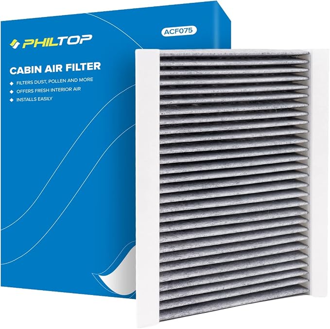 PHILTOP HEPA Cabin Air Filter w/Activated Carbon, Compatible by PHILTOP