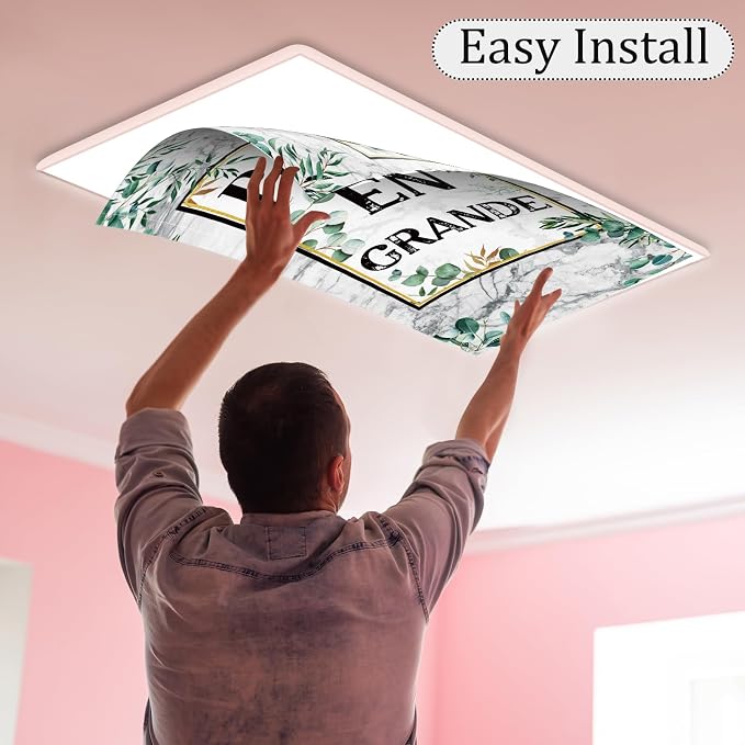 8Pcs Fluorescent Light Covers for Classroom Ceiling Lights, 4 x 2 Feet - Image 4