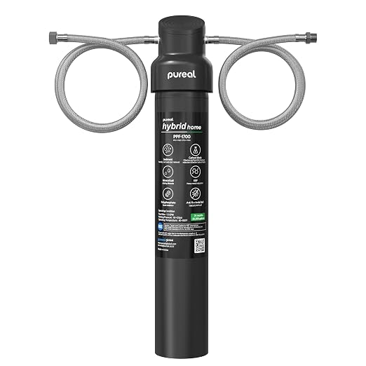 Pureal Hybrid Home PPU-1700K Under Sink Water Filter System, 20K Gallons by PUREAL