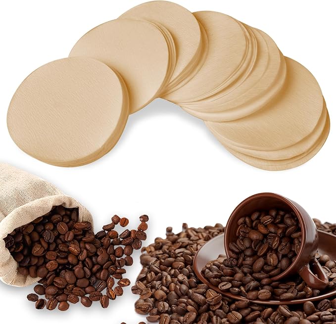 CEYAZYE 200 PCS Round Coffee Filter Paper, 56 mm Disposable Coffee Filters - Image 6