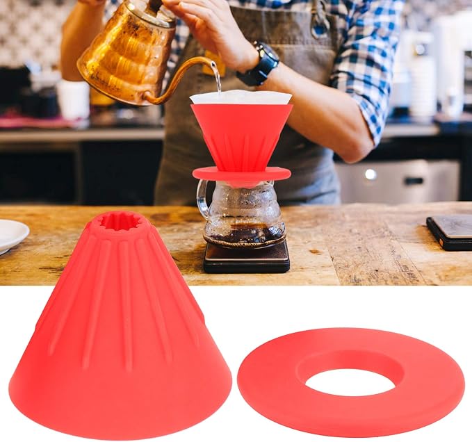 Reusable Silicon Resin Coffee Filter Strainer Dripper Portable Coffee Machine - Image 5