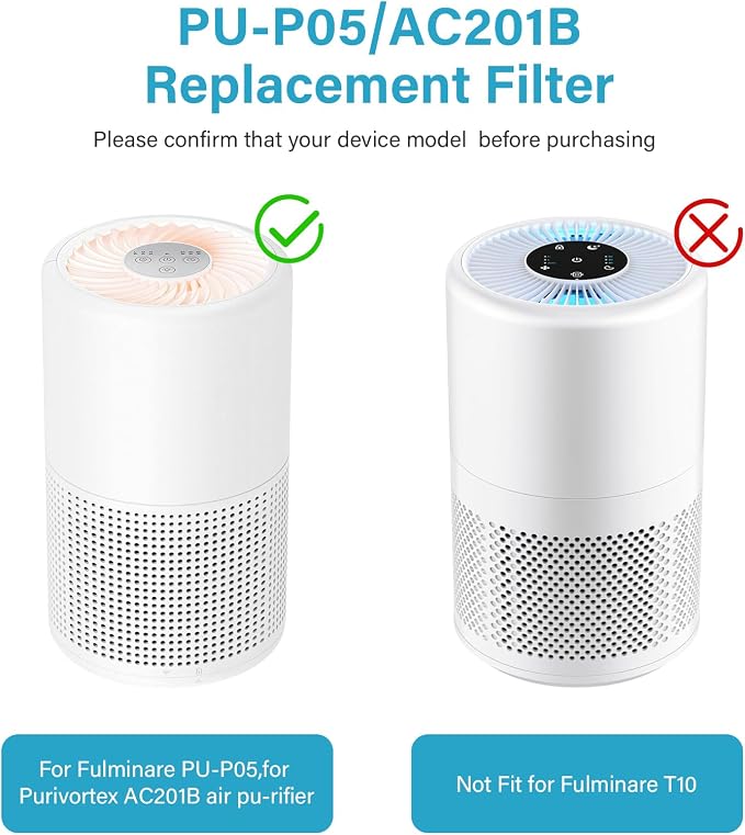 2 Pack PU-P05/AC201B Air Purif-ier Filter - Image 7