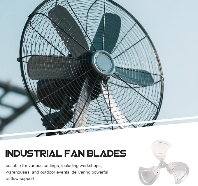 Industrial Aluminum Fan Blades 16.5 Inch Replacement Parts - Image 6
