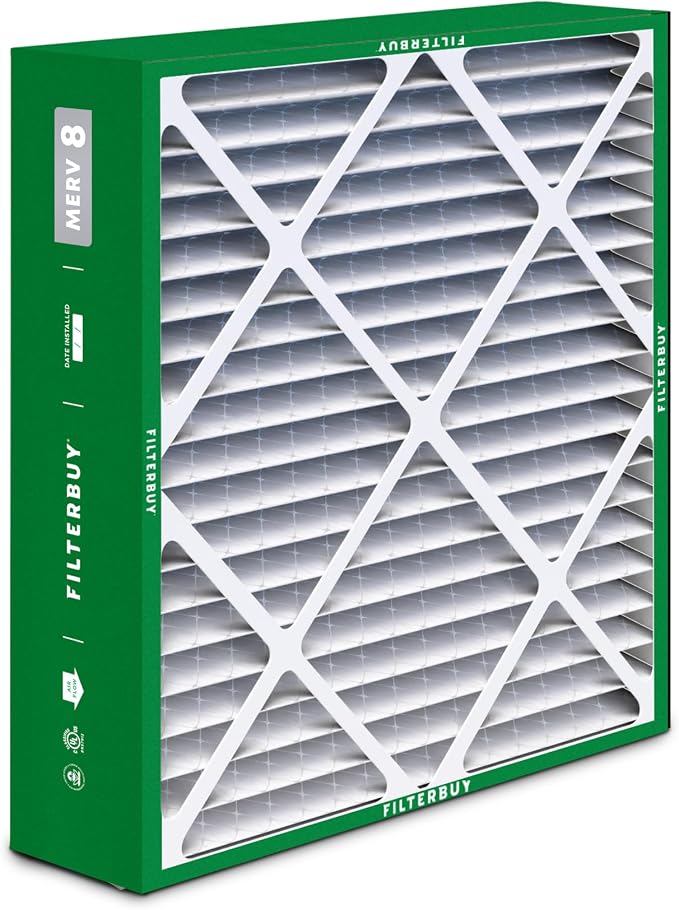 Filterbuy 24x25x5 Air Filter MERV 8 Essential Dust & Allergy Defense, - Image 9
