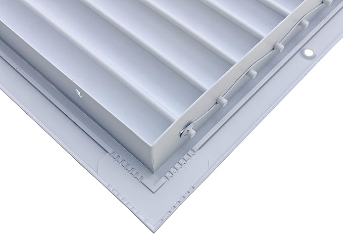 8'' x 8'' White Return Air Vent Cover, Aluminum Return Air Grille HVAC Air - Image 9