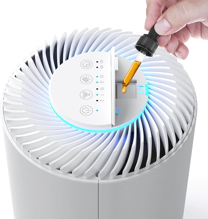 Crane True HEPA Air Purifier for Home, and Dorm Room, Bedroom Essentials - Image 5