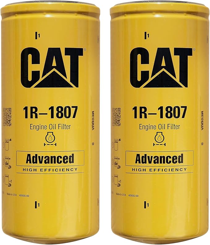 Caterpillar 1R-1807 Advanced High Efficiency Oil Filter by CatFootwear
