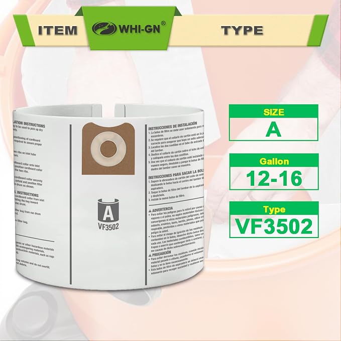 15 Pack VF3502 Repalcement Bags - Image 3