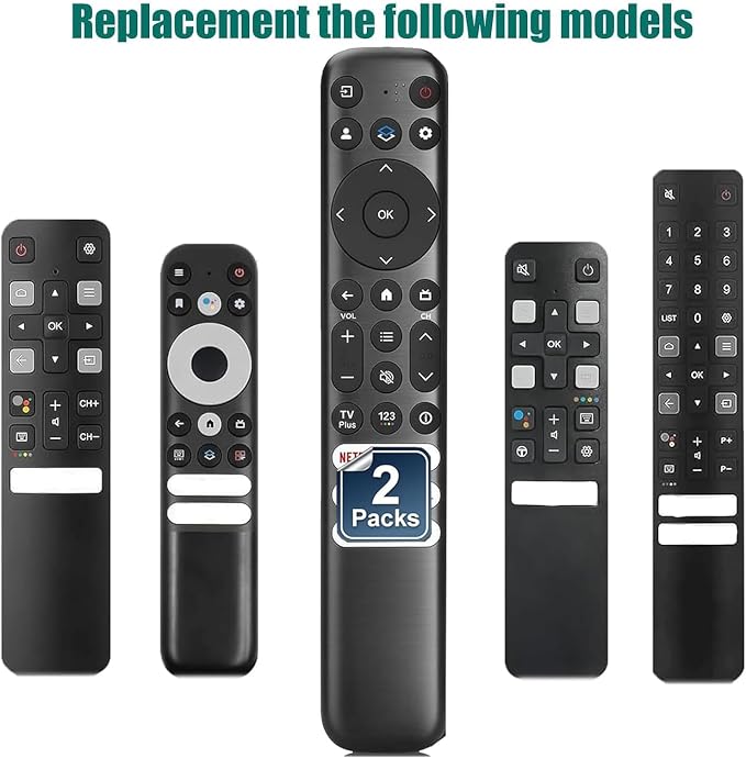 Replacement Remote for T'CL-Google-TV-Remote, RC813 Compatible - Image 2