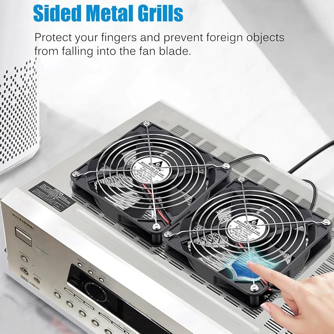 GDSTIME Dual 140mm USB Fan - Image 4