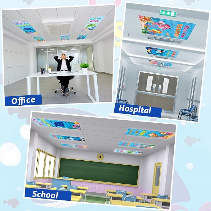 6 Pcs Fluorescent Light Covers - Image 5