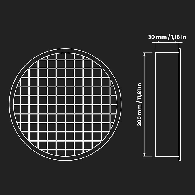 Repa Market Ø12 Inch Duct Cover – Galvanized Steel Round Duct Cap - Image 2