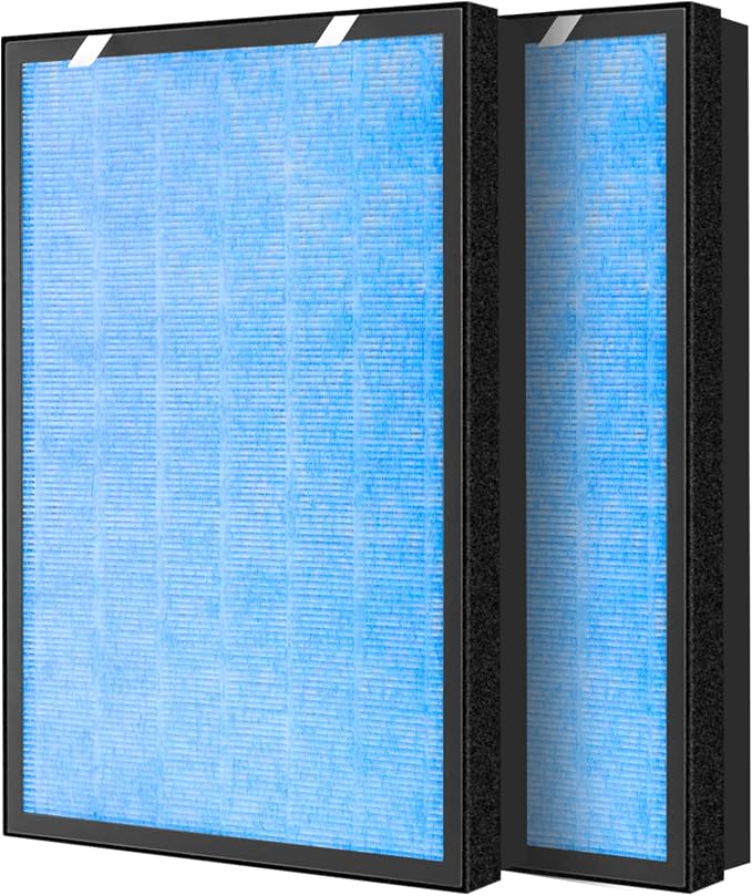 2 Pack HSP002 True HEPA Filter Replacements by Pulluty