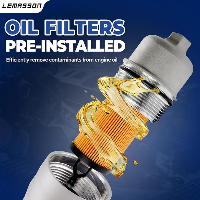 926-959 Upgrade Aluminum Engine Oil Cooler Oil Filter Housing - Image 7