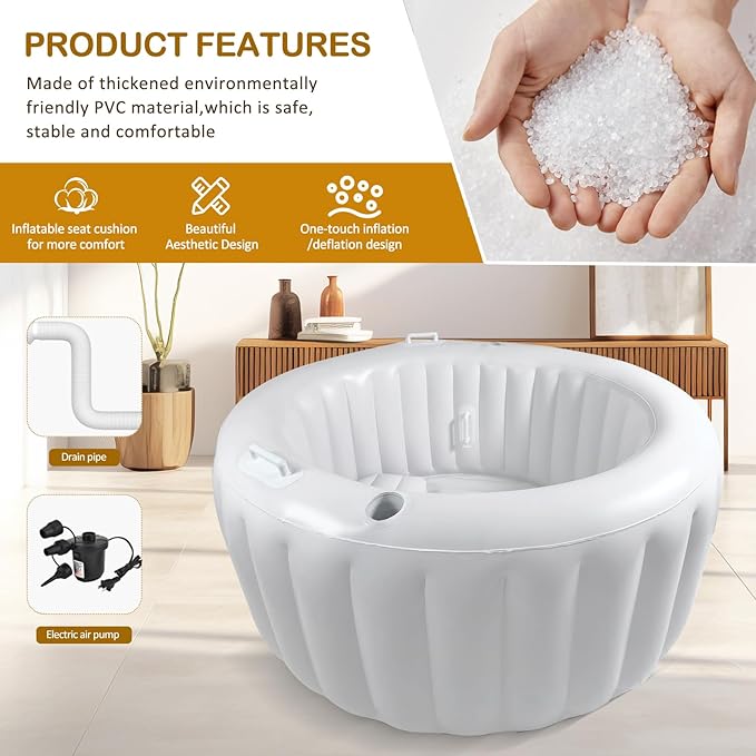 TONGTONGF Birthing Pool for Home Births，Premium Birth Tub，The Birthing Tub can Drain Quickly，Nflatable Birthing Pool Suitable for Expectant Mothers and Children to Swim Leisurely
