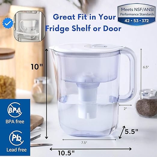 10-Cup Water Filter Pitcher - Image 2