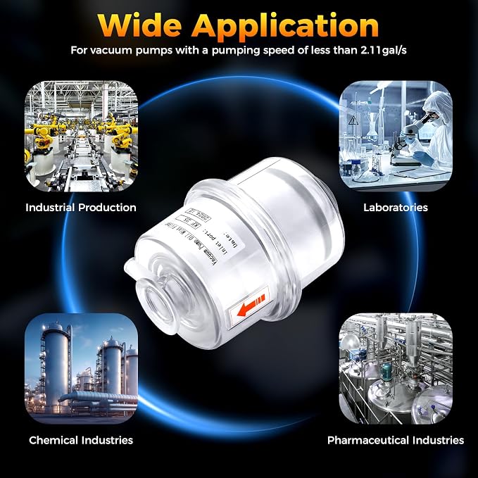 95% Efficiency Oil Mist Filter, Vacuum Pump Filter - Image 6