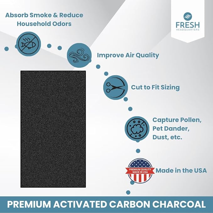 Extra Thick Activated Carbon Filter Sheet - Image 2