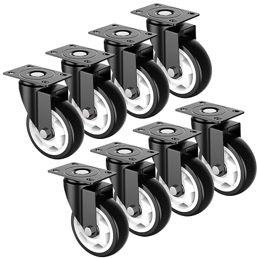 4 inch Caster Wheels Heavy Duty Swivel Casters by HOLKIEUSA