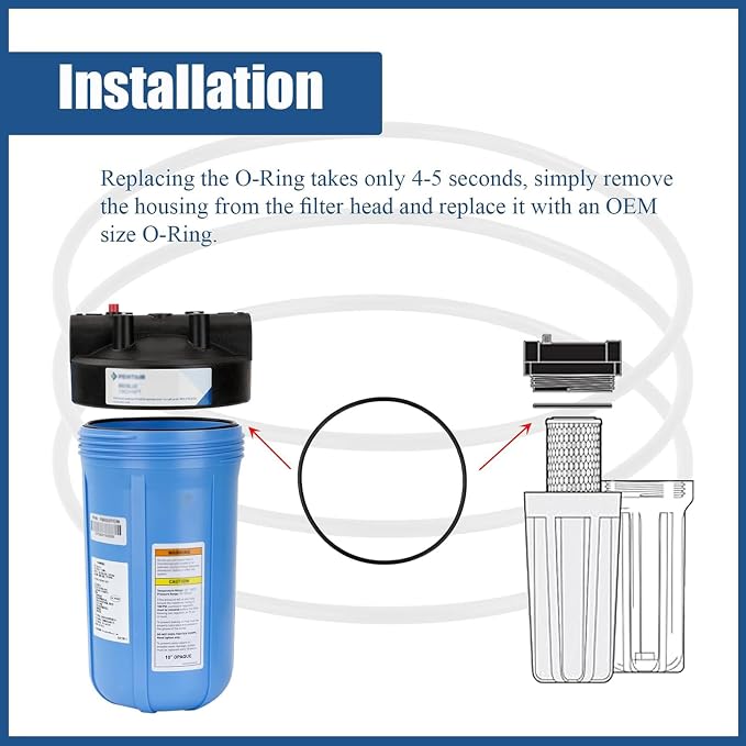 10-pack Water Filter O-rings, 5.51 Inch Sealing Gaskets - Image 4