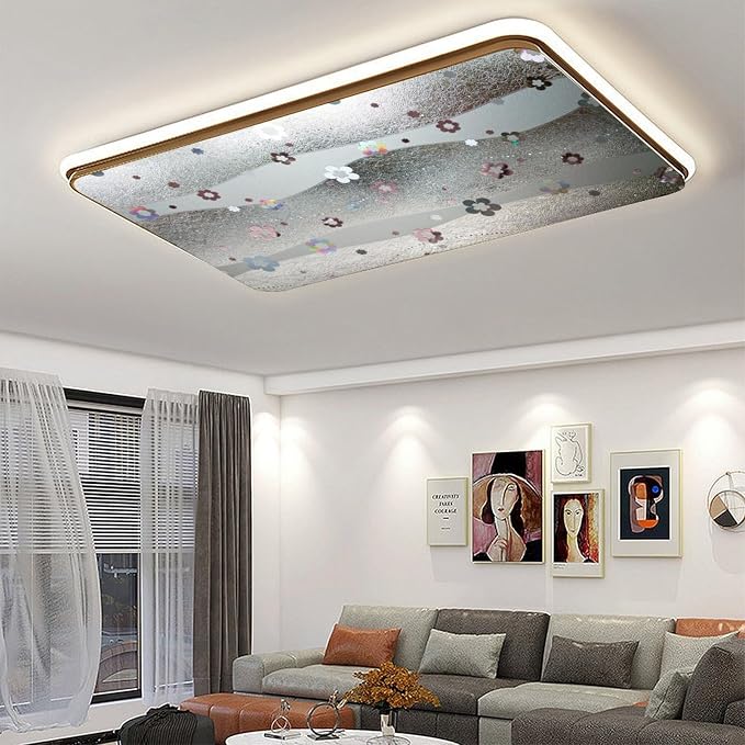 2 Pack Fluorescent Light Covers 4 X 2 Feet Stained Glass Magnetic Light Cover - Image 6