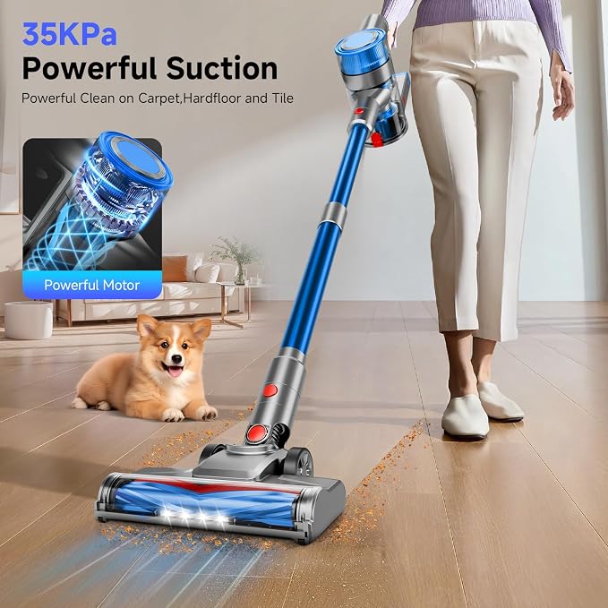 Cordless Vacuum Cleaner, Powerful Stick Vacuum Cleaner - Image 2
