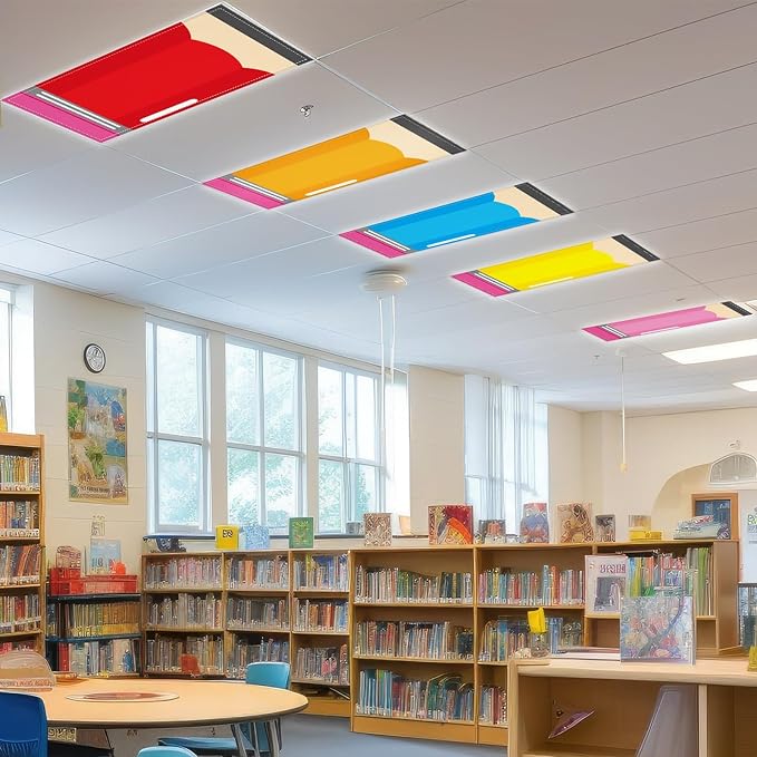Wiooffen 6 Pcs Fluorescent Light Covers - Image 6
