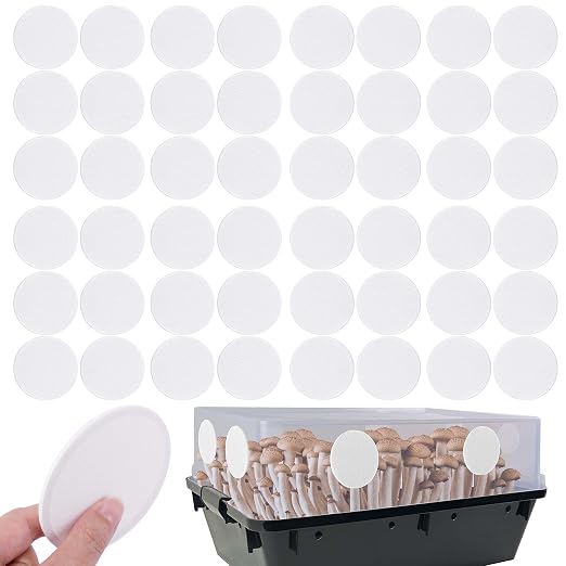 48 Pcs 2.5" Monotub Adhesive Filter Disks-2MM Thick Monotub Filter by Nkiy+Quen