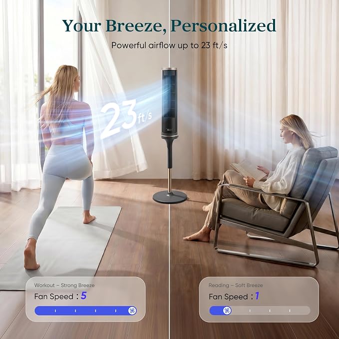 LEVOIT Tower Fan for Bedroom, Smart Standing Fan - Image 5