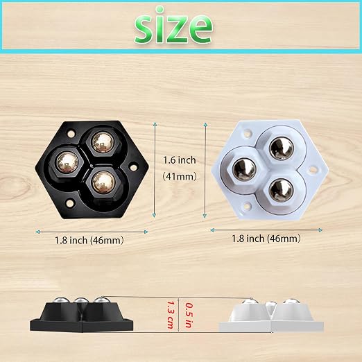 8 Pack Countertop Appliance Sliders, Self Adhesive Kitchen Appliance Rollers - Image 5