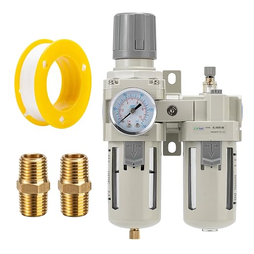 3/4" NPT Air Compressor Filter Regulator Lubricator Unit, air Pressure Regulator by Unknown