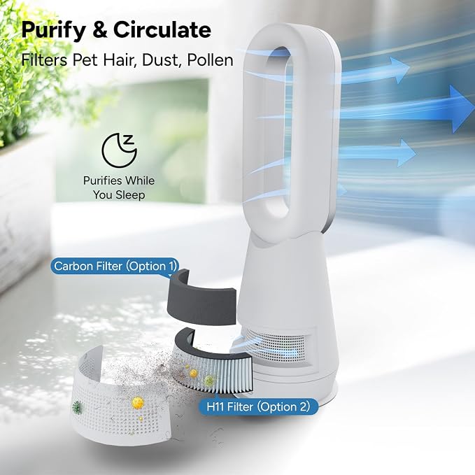 3-in-1 Bladeless Tower Fan - Image 4
