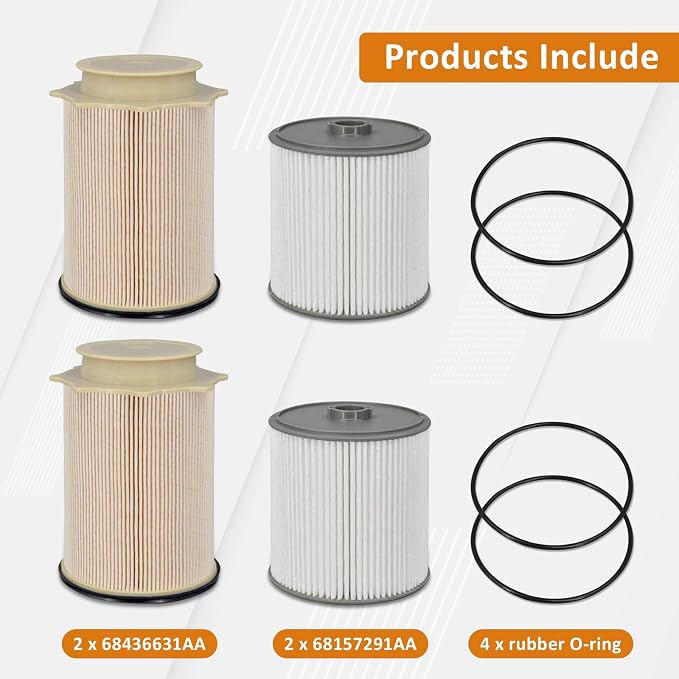 Marsram Fuel Filter for Ram 2500 3500 4500 5500 6.7 Cummins Diesel, Fuel - Image 5
