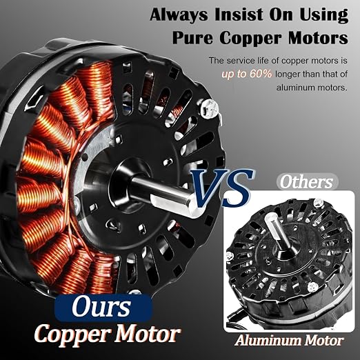 Hiorucet Power Attic Vent Fan Motor Replacement - Image 4