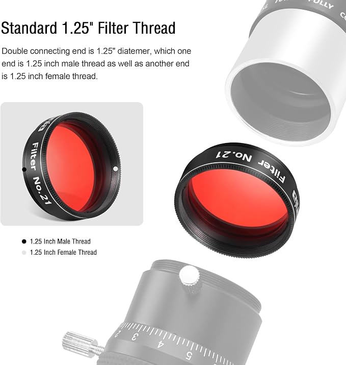 Astromania Telescope Filter, 1.25 Inches Planetary Filter - Image 5